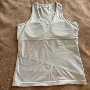 Kyodan White V-Neck Tank Top